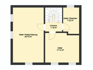 Massivhaus Villa 76 von invivo haus Schlüsselfertig ab 382820€, Stadtvilla Grundriss 3