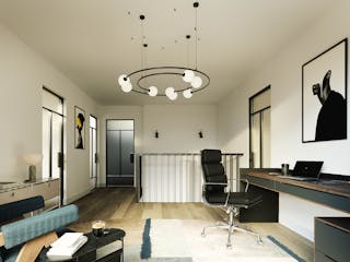 Fertighaus Concept 5 von KAMPA Schlüsselfertig ab 598464€, Satteldach-Klassiker Innenansicht 1