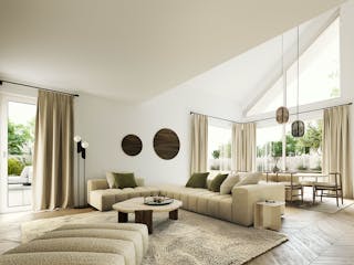 Fertighaus Concept 6 von KAMPA Schlüsselfertig ab 515919€, Bungalow Innenansicht 1