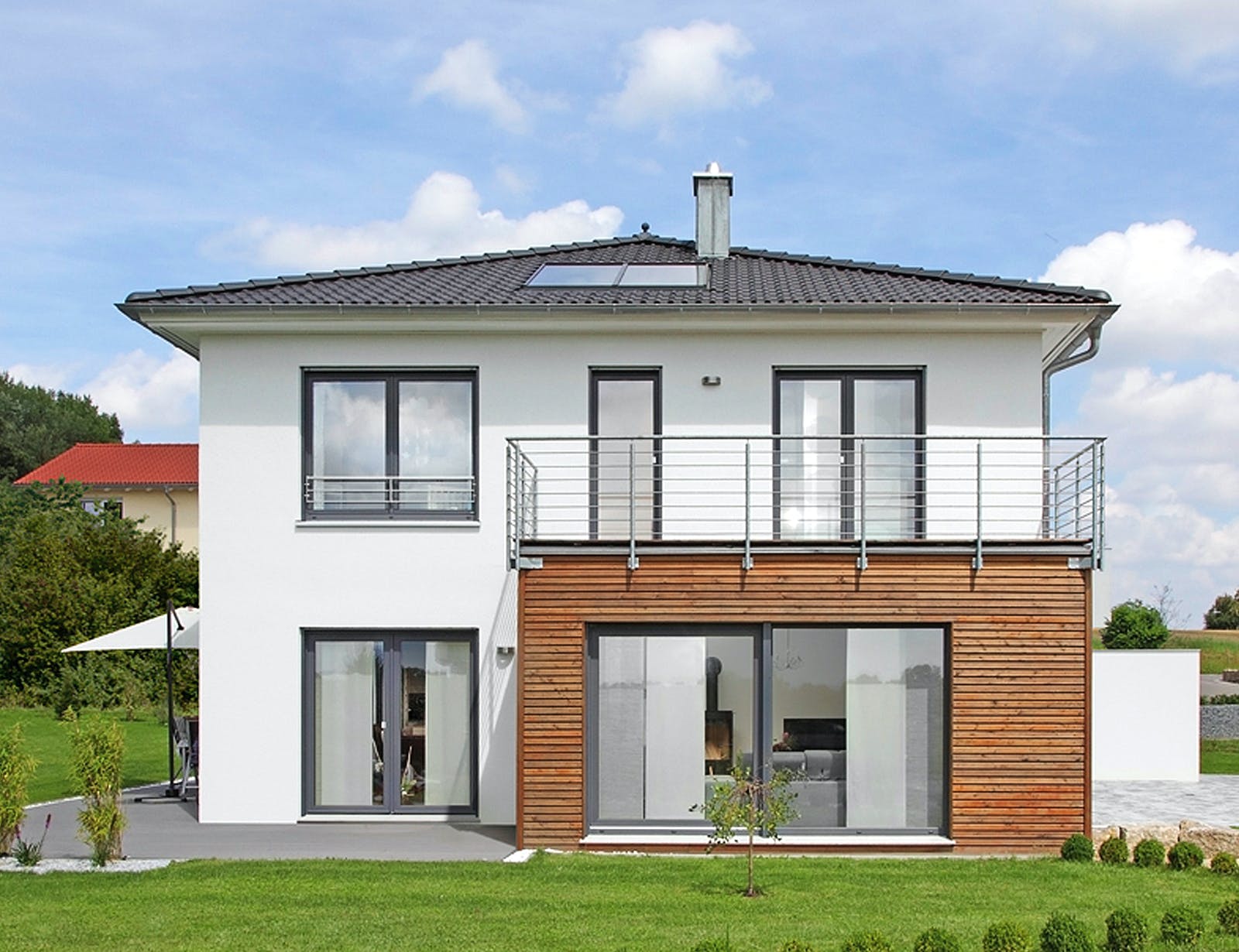 Fertighaus Stadthaus 150 von Keitel-Haus Schlüsselfertig ab 414251€, Stadtvilla Außenansicht 1