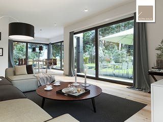 Massivhaus Familienhaus Allea von Kern-Haus Schlüsselfertig ab 402900€, Satteldach-Klassiker Innenansicht 1