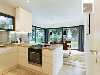 Massivhaus Familienhaus Allea von Kern-Haus Schlüsselfertig ab 402900€, Satteldach-Klassiker Innenansicht 2