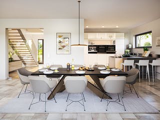 Massivhaus Bauhaus Anteo von Kern-Haus Schlüsselfertig ab 657900€, Cubushaus Innenansicht 2