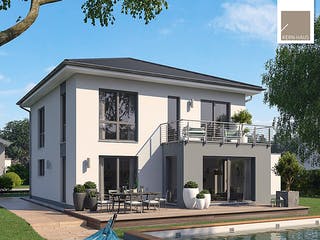 Massivhaus Stadtvilla Certo von Kern-Haus Schlüsselfertig ab 429900€, Stadtvilla Außenansicht 2