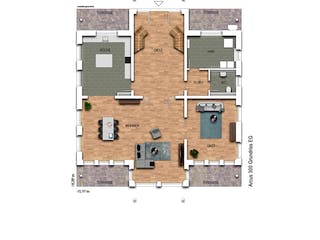 Massivhaus ELEGANZ 2300 von KONZEPTHAUS Schlüsselfertig ab 793200€, Stadtvilla Grundriss 1