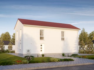 Massivhaus VARIANT 2260 von KONZEPTHAUS Schlüsselfertig ab 353500€, Satteldach-Klassiker Außenansicht 2