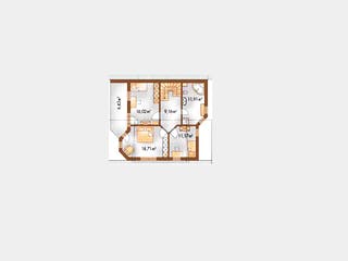 Massivhaus Landhaus von Wagener Systemhausbau Schlüsselfertig ab 325000€, Satteldach-Klassiker Grundriss 1