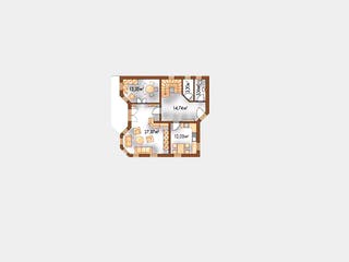 Massivhaus Landhaus von Wagener Systemhausbau Schlüsselfertig ab 325000€, Satteldach-Klassiker Grundriss 2