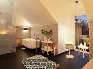 Fertighaus SOLUTION 125 XL V4 von Living Fertighaus Schlüsselfertig ab 448522€, Satteldach-Klassiker Innenansicht 2