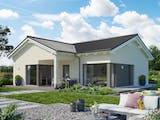 Fertighaus SOLUTION 82 V2 von Living Fertighaus Ausbauhaus ab 271024€, Bungalow Außenansicht 1