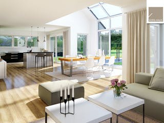 Massivhaus Familienhaus Luce von Kern-Haus Schlüsselfertig ab 613900€, Satteldach-Klassiker Innenansicht 1