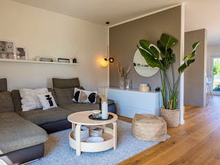 Fertighaus Satteldach Landhaus 138 von LUXHAUS, Satteldach-Klassiker Innenansicht 1