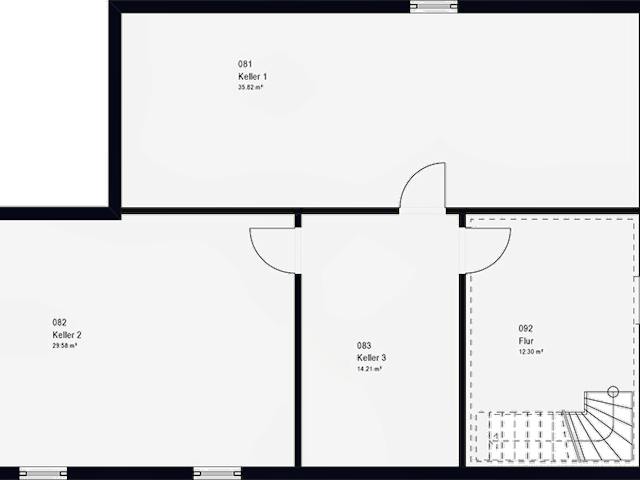 Fertighaus ComfortStyle 10.02 W von massa haus Ausbauhaus ab 139999€, Bungalow Grundriss 2