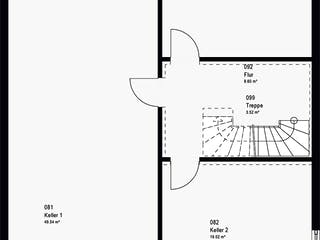 Fertighaus FamilyStyle 17.01 S von massa haus Ausbauhaus ab 156999€, Satteldach-Klassiker Grundriss 3
