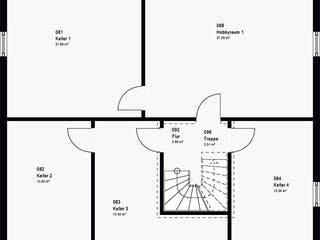 Fertighaus FamilyStyle 18.01 S von massa haus Ausbauhaus ab 160999€, Satteldach-Klassiker Grundriss 3