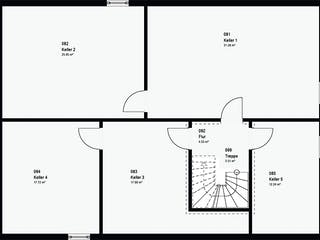 Fertighaus FamilyStyle 20.01 S von massa haus Ausbauhaus ab 174999€, Satteldach-Klassiker Grundriss 3
