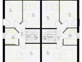Fertighaus FamilyStyle 21.02 S von massa haus Ausbauhaus ab 188999€, Satteldach-Klassiker Grundriss 2