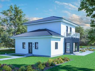 Fertighaus LifeStyle 13.09 W von massa haus Ausbauhaus ab 177999€, Stadtvilla Außenansicht 1