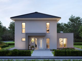 Fertighaus LifeStyle 15.02 W von massa haus Ausbauhaus ab 192999€, Stadtvilla Außenansicht 1