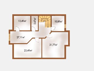 Massivhaus Mediterran 114 von Wagener Systemhausbau Schlüsselfertig ab 162000€, Bungalow Grundriss 2