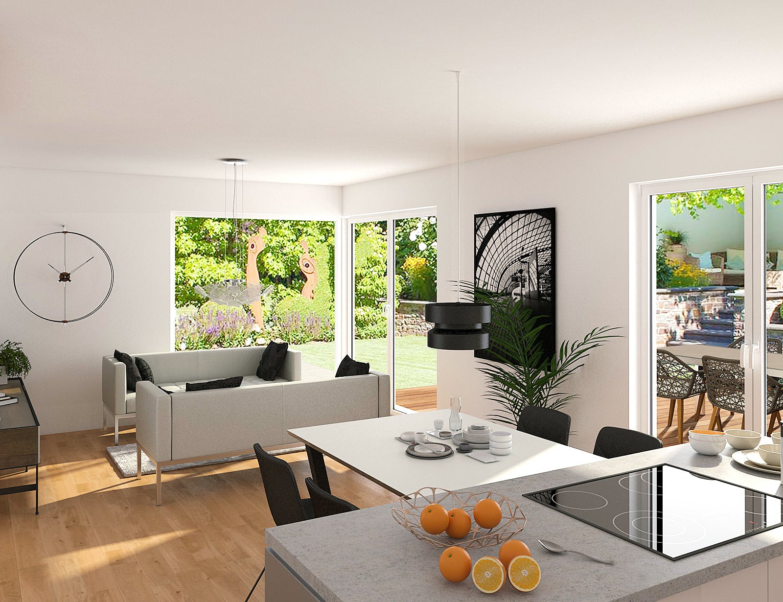 Fertighaus SweetHome2.0 von Meisterstück-HAUS, Satteldach-Klassiker Innenansicht 1