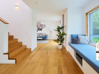 Fertighaus MH LIFE von WEISS Holzhaus Schlüsselfertig ab 418844€, Satteldach-Klassiker Innenansicht 2