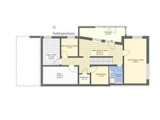 Massivhaus Flachdachhaus am Hang von Massivhaus Rhein Lahn, Cubushaus Grundriss 3