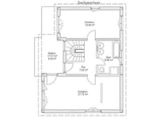 Massivhaus Großzügiges Pultdachhaus von RheinMassiv Massivhäuser, Pultdachhaus Grundriss 2