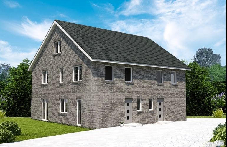 Massivhaus 2NICE von Kagebau,  Außenansicht 2
