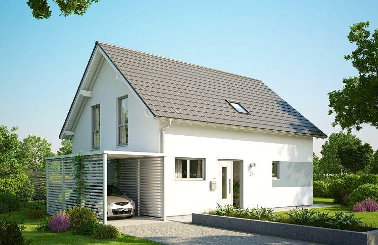 Massivhaus ARCHITEKTENHAUS SIGNUM PLUS von Kern-Haus Chemnitz Schlüsselfertig ab 404900€,  Außenansicht 2