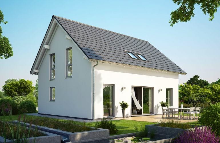 Massivhaus ARCHITEKTENHAUS SIGNUM von Kern-Haus Chemnitz Schlüsselfertig ab 389900€,  Außenansicht 1