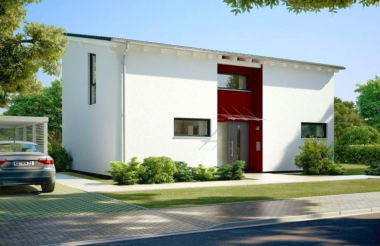 Massivhaus ARCHITEKTENHAUS VIO PLUS von Kern-Haus Chemnitz Schlüsselfertig ab 396900€,  Außenansicht 2