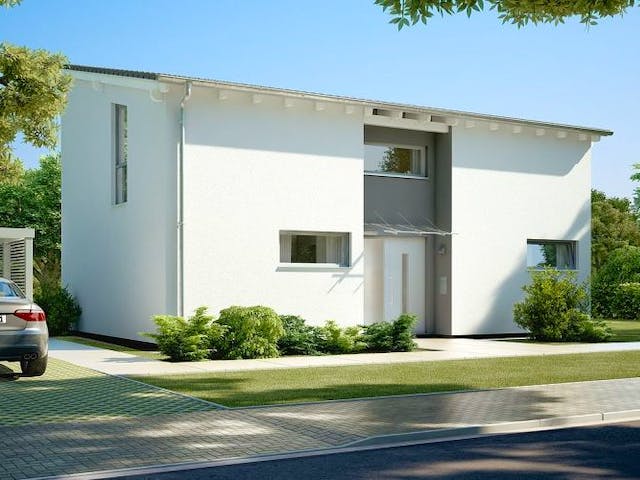 Massivhaus ARCHITEKTENHAUS VIO von Kern-Haus Chemnitz Schlüsselfertig ab 384900€,  Außenansicht 2