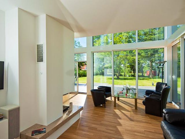 Massivhaus Bauhaus Jonas von Zaunmüller Massivhaus, Cubushaus Innenansicht 2