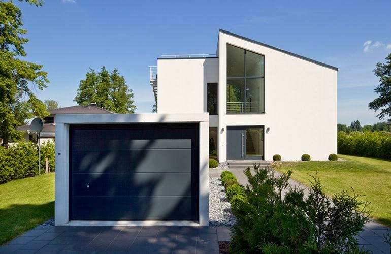 Massivhaus Bauhaus Jonas von Zaunmüller Massivhaus, Cubushaus Außenansicht 3