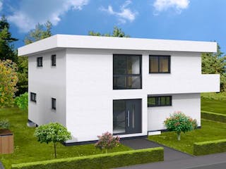 Massivhaus Berlin 164 von PRO-IM Neo, Cubushaus Außenansicht 2