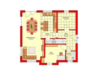 Massivhaus Bingen 158 von PRO-IM Neo, Stadtvilla Grundriss 2