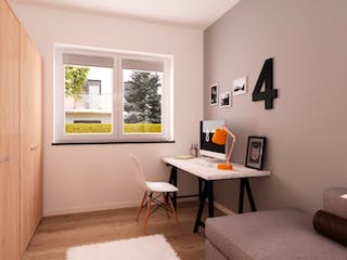 Massivhaus Bungalow BL 80 Variante T von Baudirekt, Bungalow Innenansicht 4