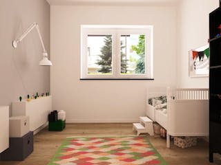 Massivhaus Bungalow BL 95 Variante K von Baudirekt, Bungalow Innenansicht 8