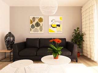 Massivhaus Bungalow BL 95 Variante M von Baudirekt, Bungalow Innenansicht 7