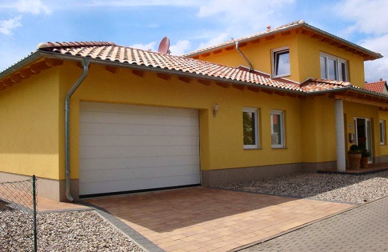 Massivhaus Bungalow Rügen von EWA Hausbau Schlüsselfertig ab 344990€, Bungalow Außenansicht 1