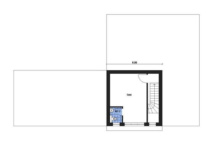 Massivhaus Bungalow Rügen von EWA Hausbau Schlüsselfertig ab 344990€, Bungalow Grundriss 1