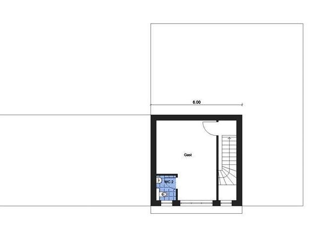 Massivhaus Bungalow Rügen von EWA Hausbau Schlüsselfertig ab 406990€, Bungalow Grundriss 1