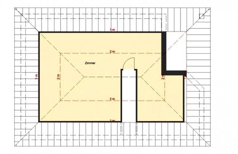 Massivhaus Bungalow Usedom von EWA Hausbau Schlüsselfertig ab 260990€, Bungalow Grundriss 2