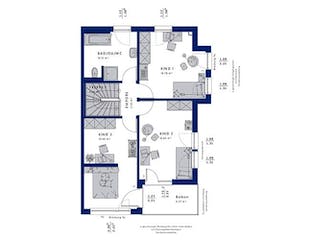 Fertighaus CELEBRATION 122 V3 XL von Bien-Zenker Schlüsselfertig ab 346967€, Satteldach-Klassiker Grundriss 2