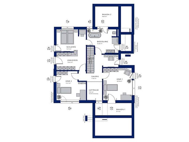Fertighaus CONCEPT-M 168 Erlangen von Bien-Zenker Schlüsselfertig ab 666857€, Cubushaus Grundriss 2