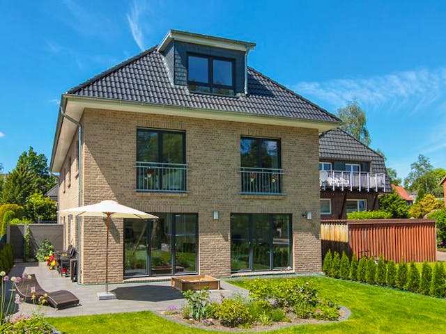 Massivhaus Duo Stadtvilla 130 von ECO System HAUS Schlüsselfertig ab 292600€, Stadtvilla Außenansicht 1