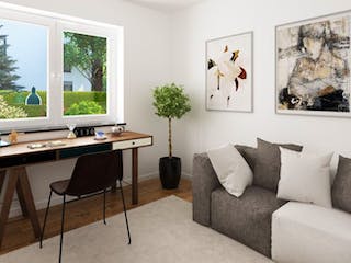 Massivhaus Einfamilienhaus EH155 Variante K von Baudirekt,  Innenansicht 1