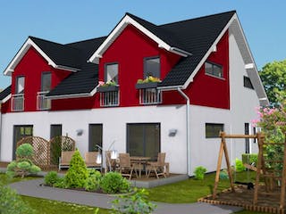 Massivhaus Frankfurt 109 von PRO-IM Neo, Außenansicht 2