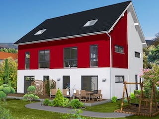 Massivhaus Frankfurt 153 von PRO-IM Neo,  Außenansicht 1